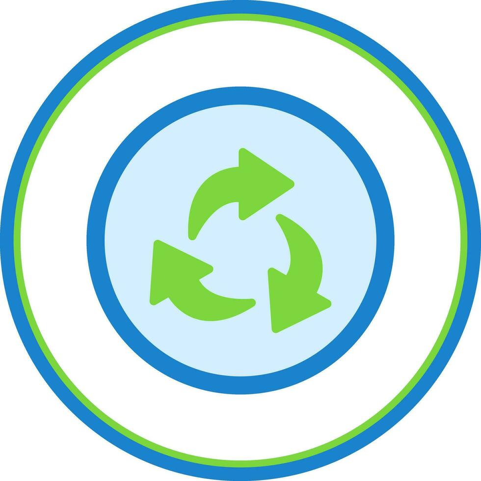 diseño de icono de vector de reciclaje