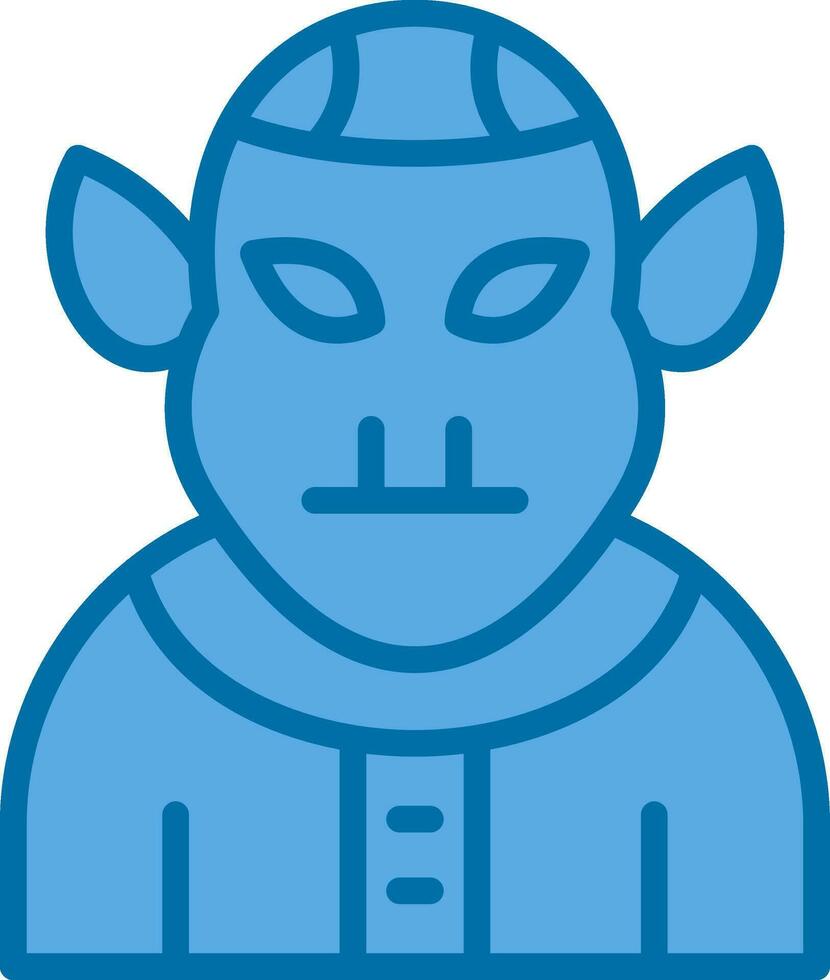 Troll vector icono diseño