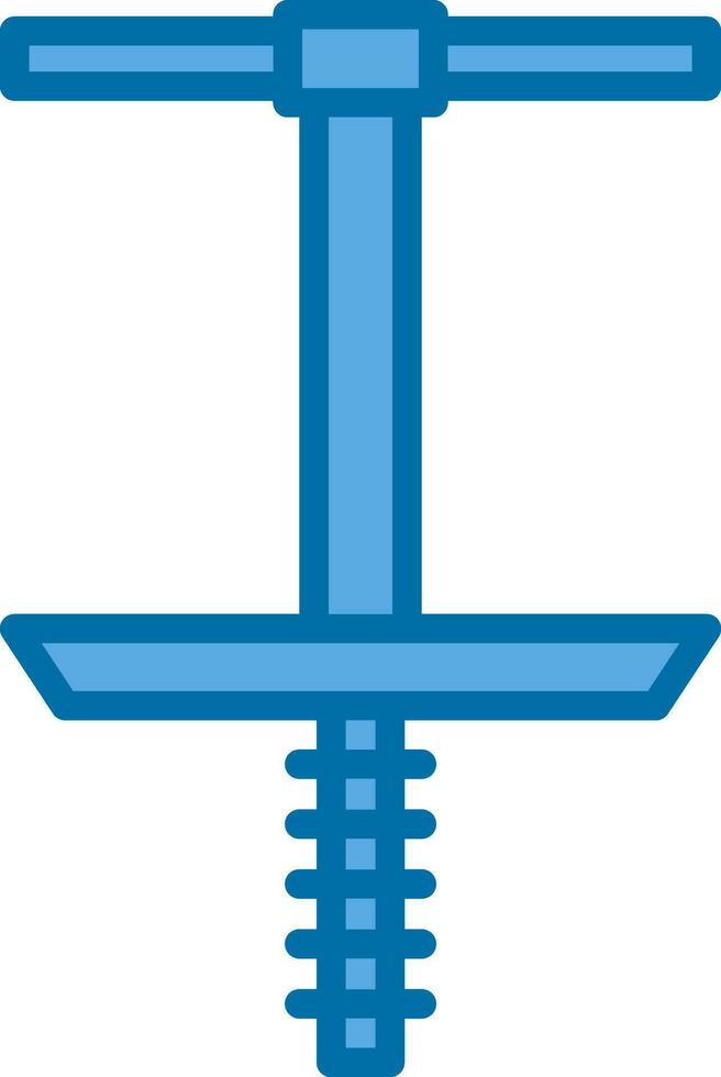 Pogo Stick Vector Icon Design
