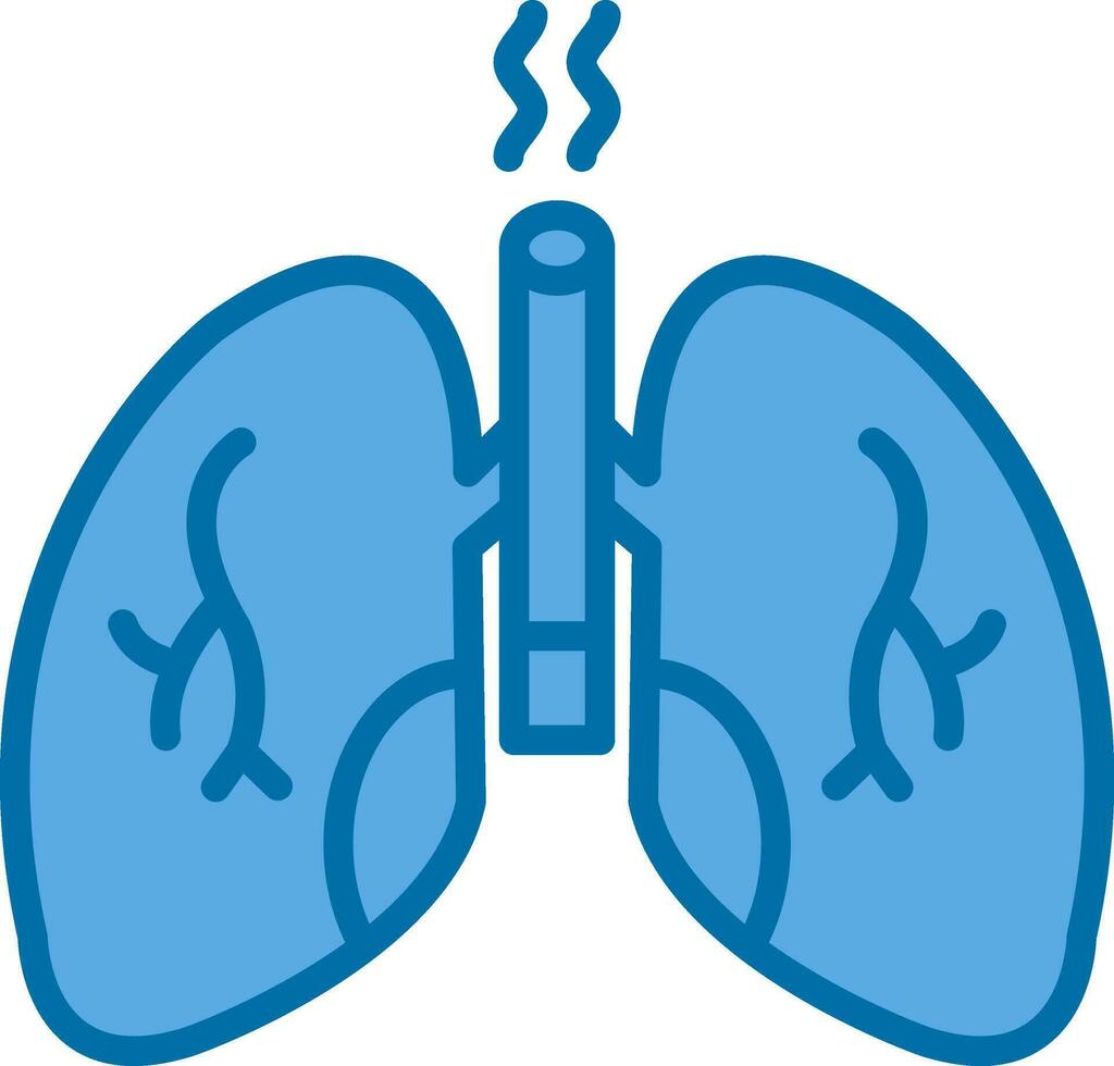 Lungs Vector Icon Design