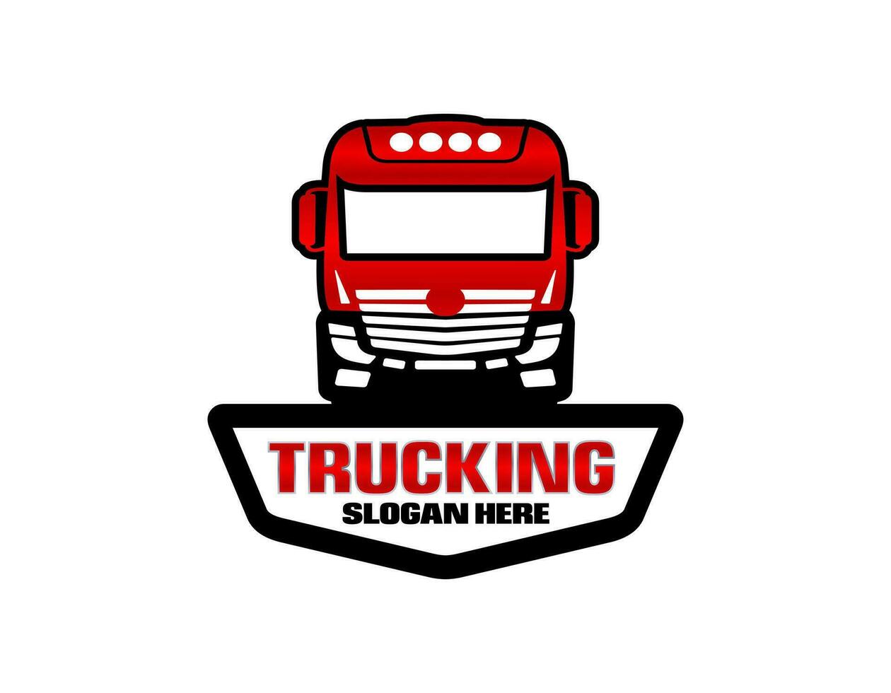Transport trucking logistics logo vector