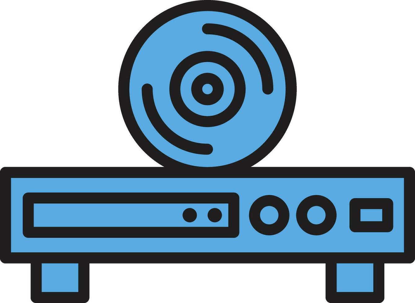 Dvd Player Vector Icon Design