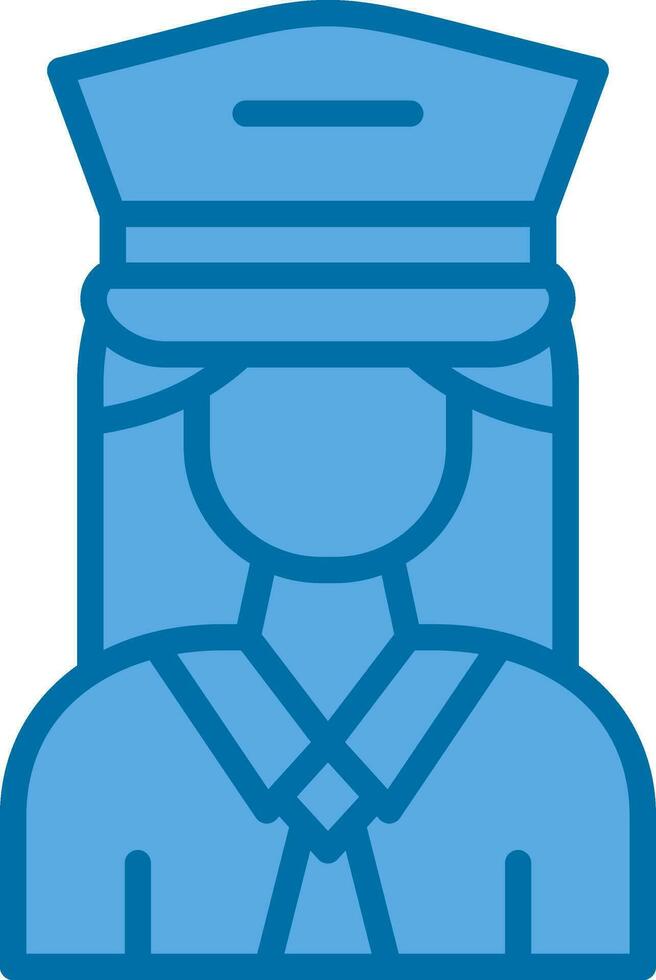 Captain Vector Icon Design