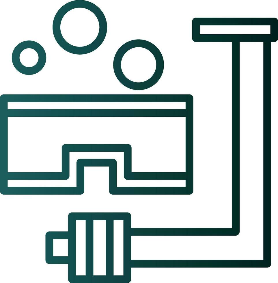 Scuba Diving Vector Icon Design