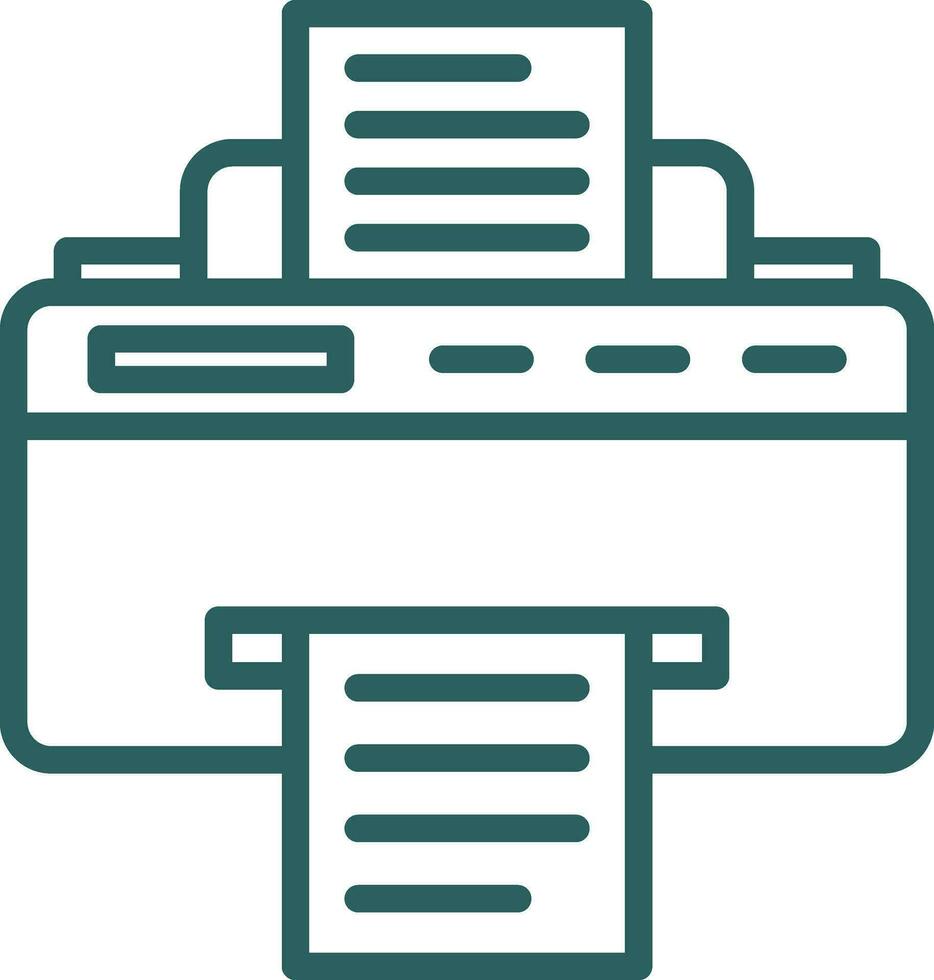 Printer Vector Icon Design