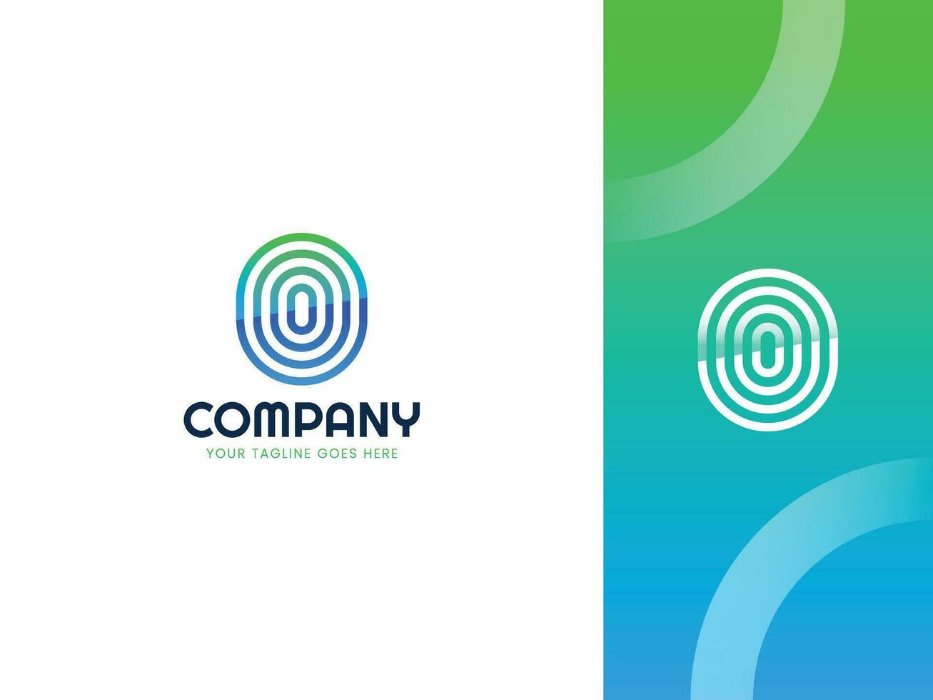 creative letter O with multiple circle Logo design temple vector