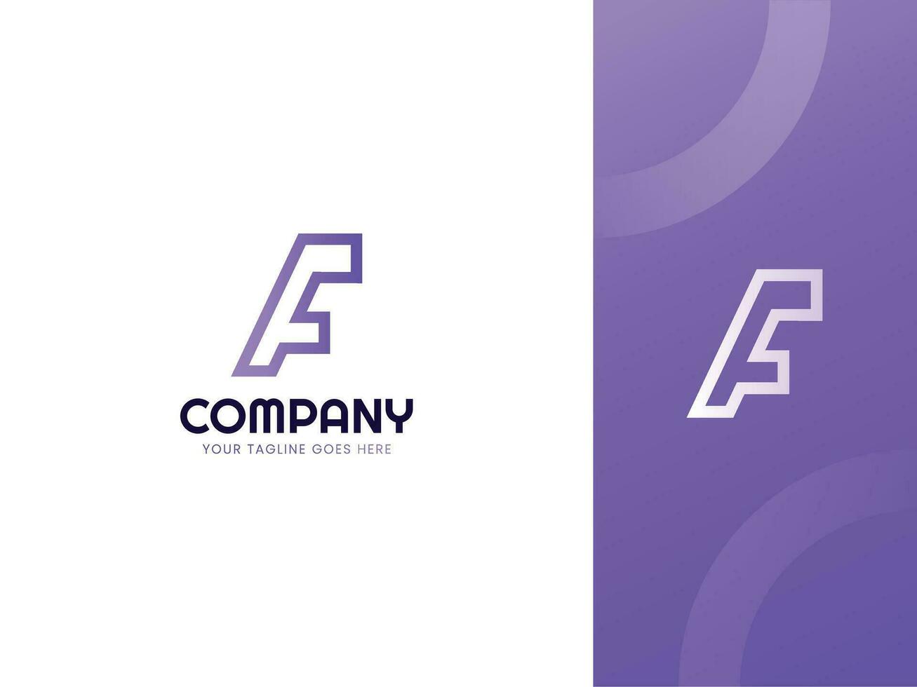 Letter F Logo design template vector