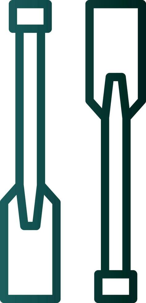 Paddles Vector Icon Design