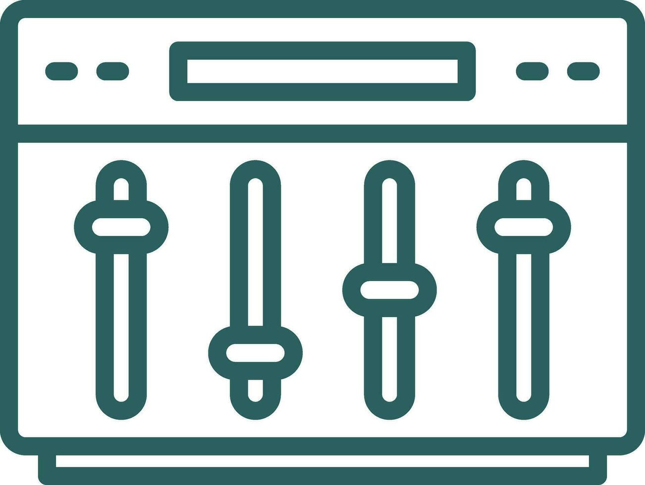 Equalizer Vector Icon Design