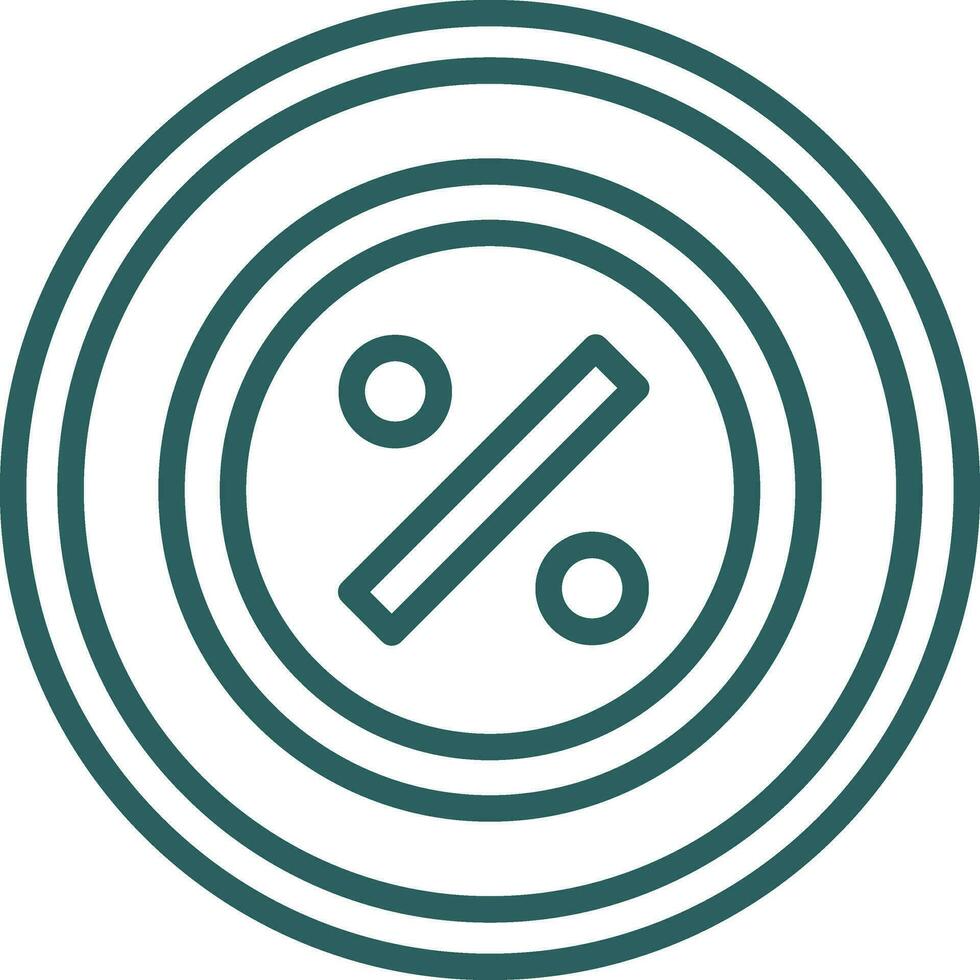 Percentage Vector Icon Design