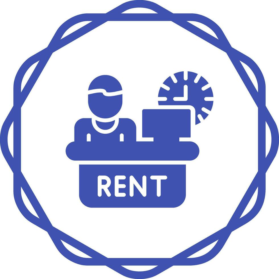 Rental Service Vector Icon