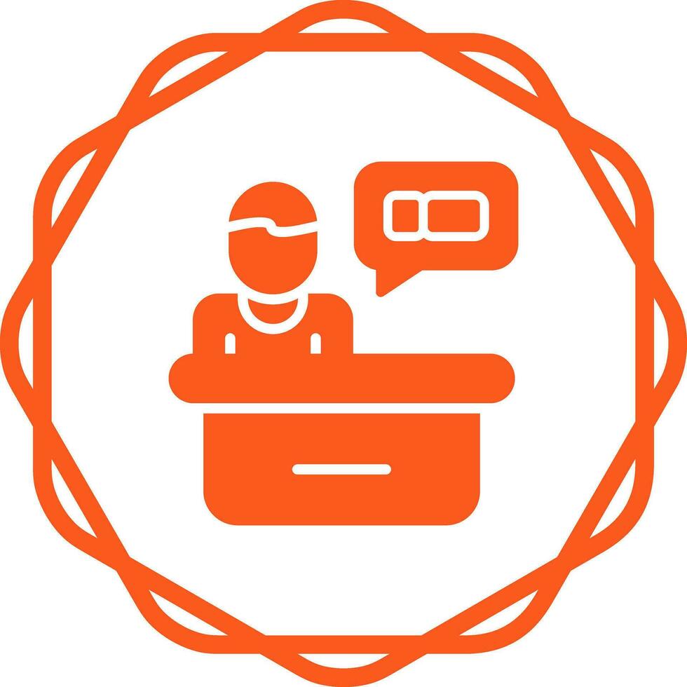 Support Ticket Vector Icon