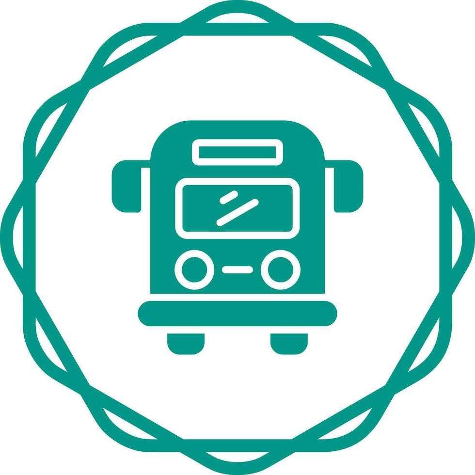 icono de vector de bus