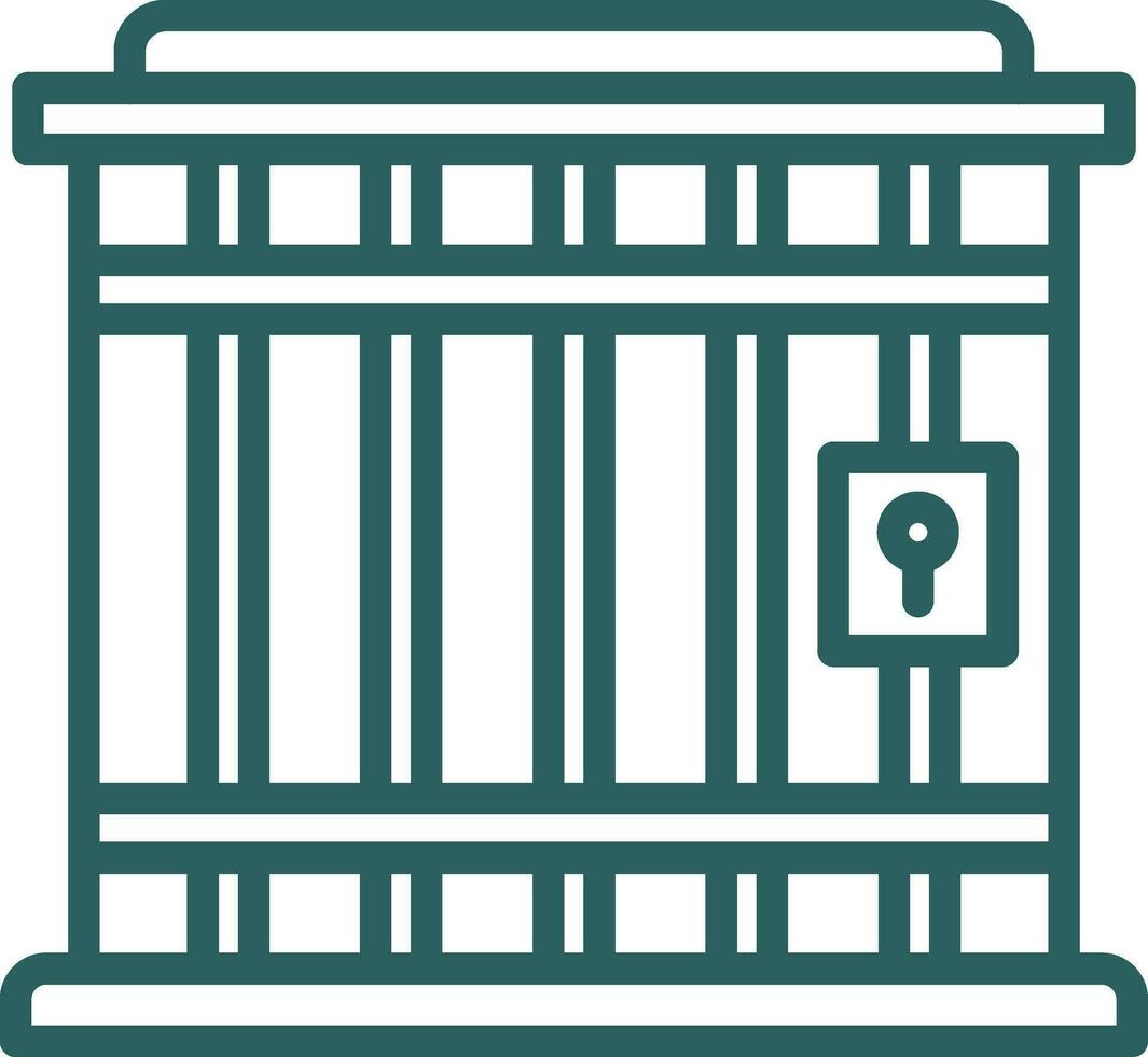 Jail Vector Icon Design