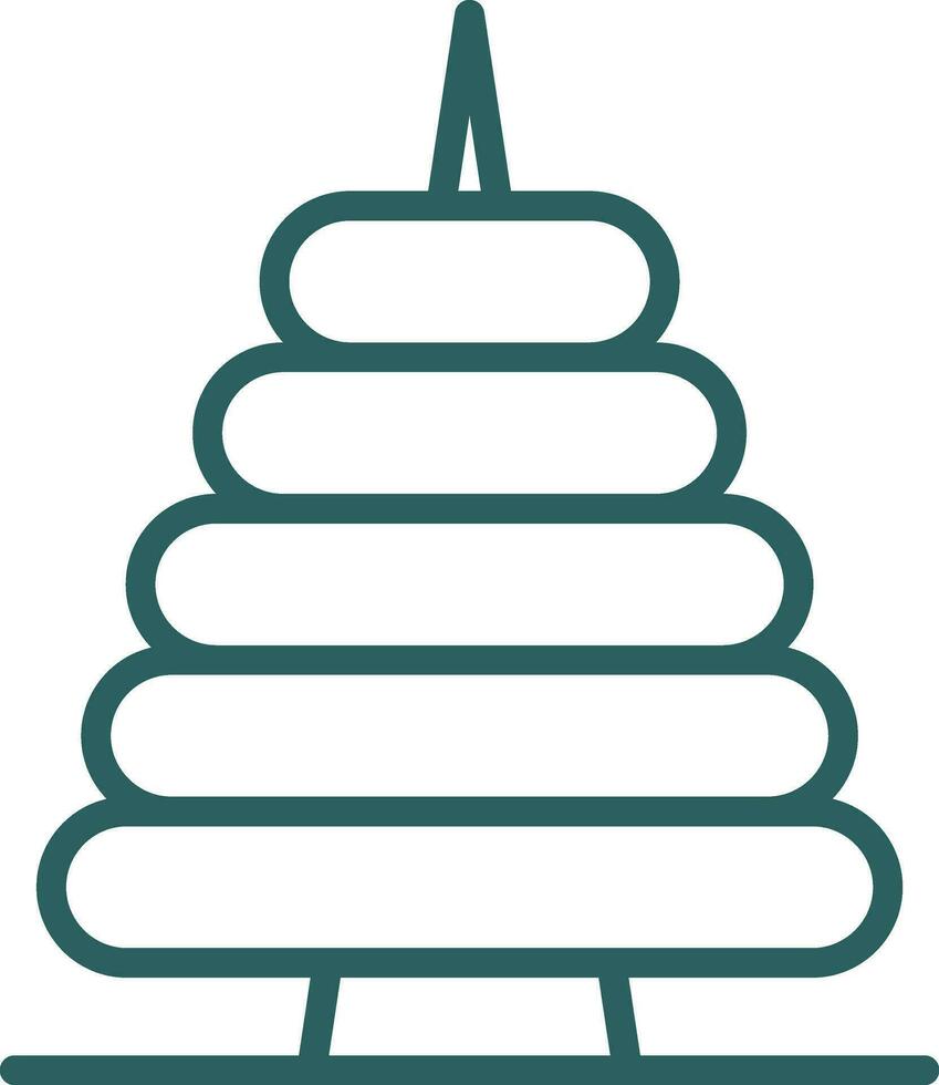 Rings Vector Icon Design