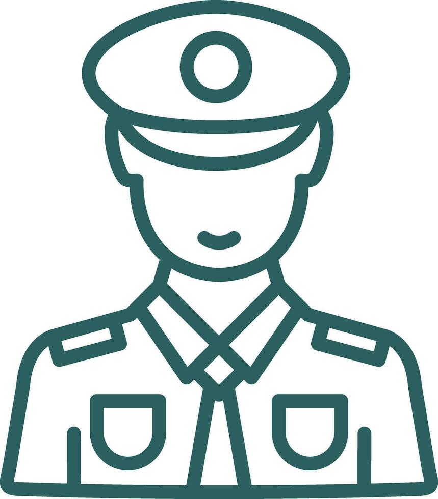 Police Vector Icon Design