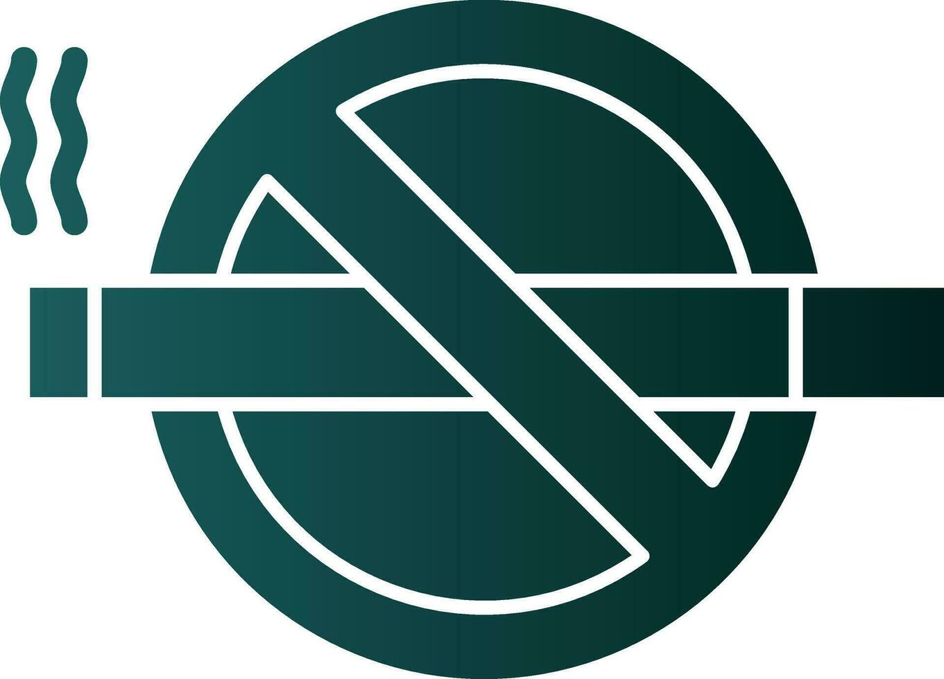 No Cigar Vector Icon Design