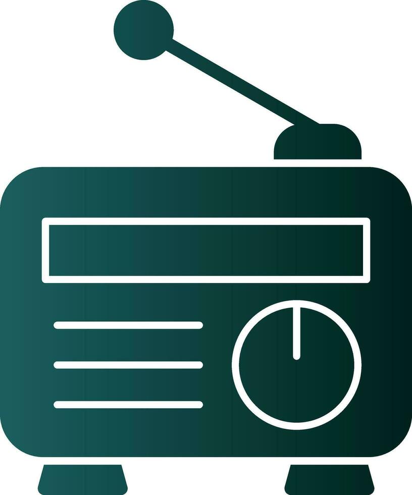 Radio Vector Icon Design