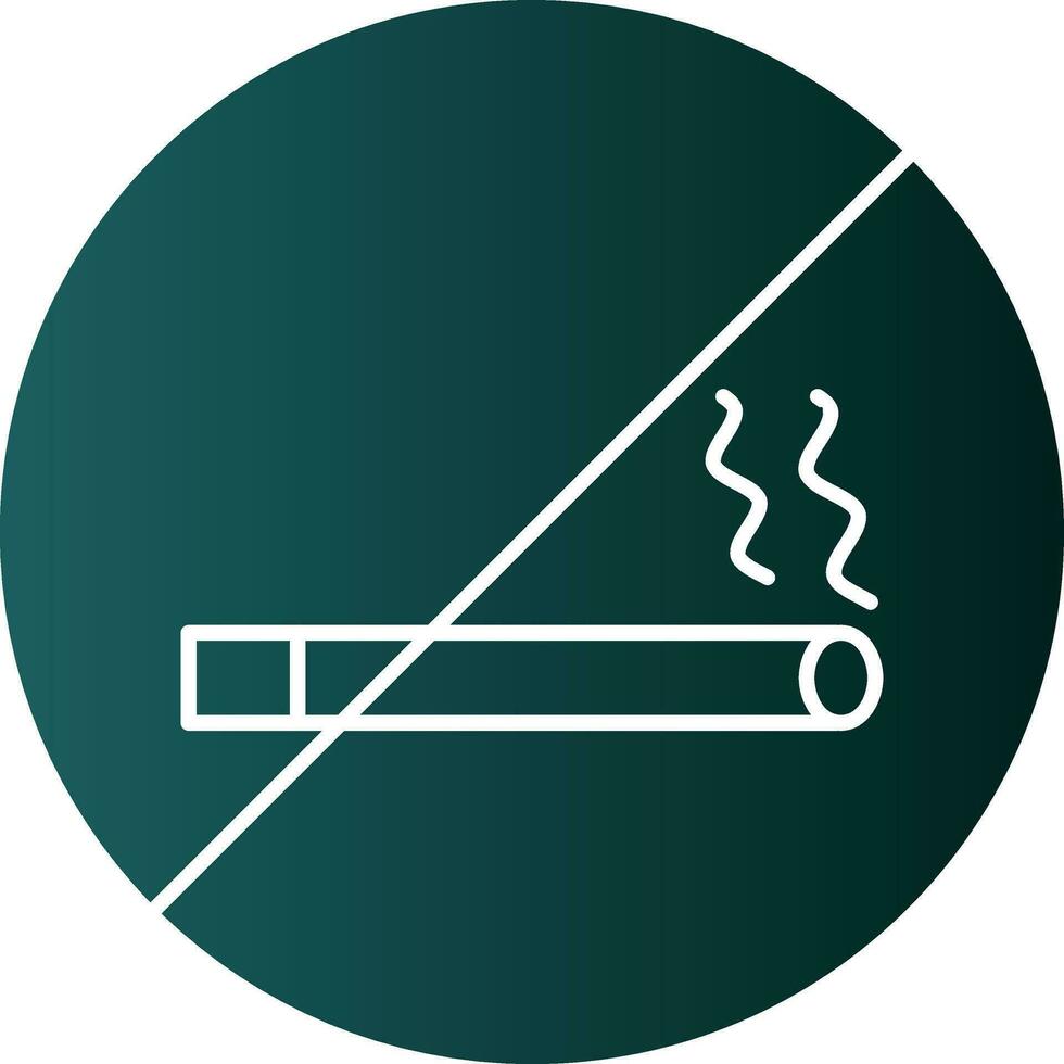 No Tobacco Vector Icon Design