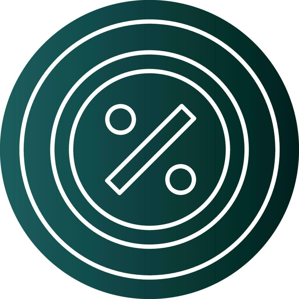 Percentage Vector Icon Design