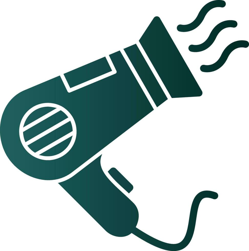 Hairdryer Vector Icon Design