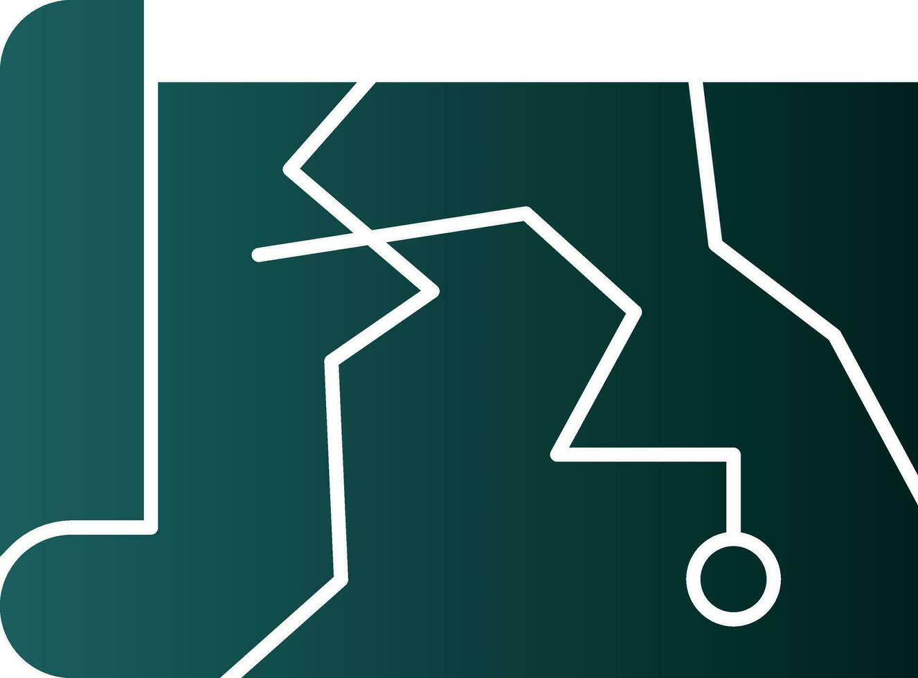Treasure Map Vector Icon Design
