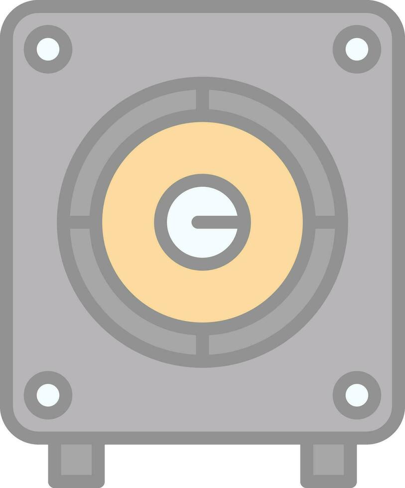 diseño de icono de vector de altavoz de graves