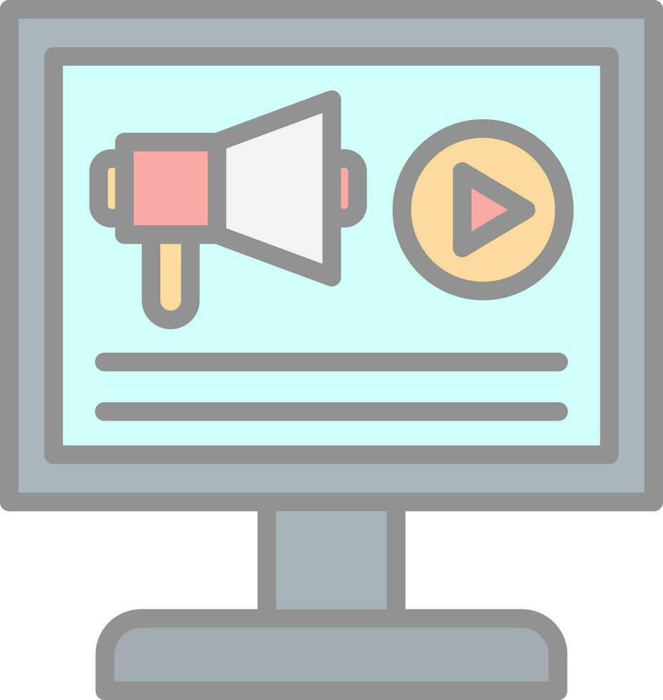 Digital Marketing Vector Icon Design