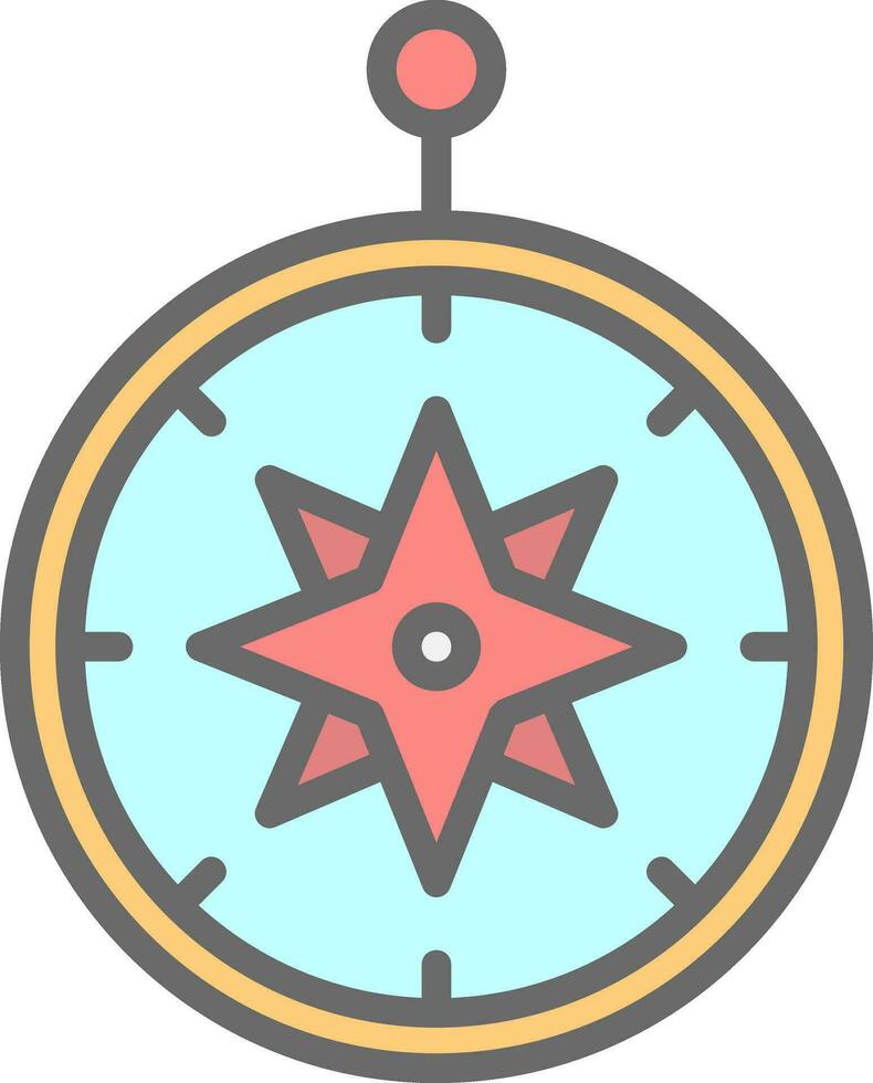 Compass Vector Icon Design