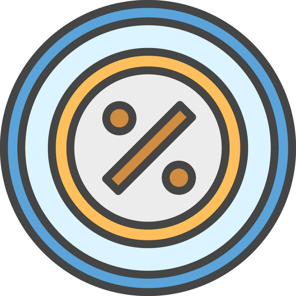 Percentage Vector Icon Design