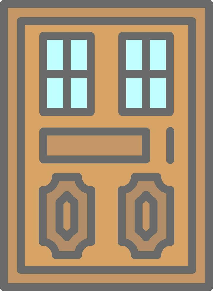 Door Vector Icon Design