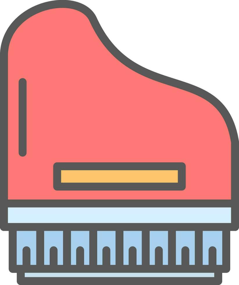 Piano Vector Icon Design