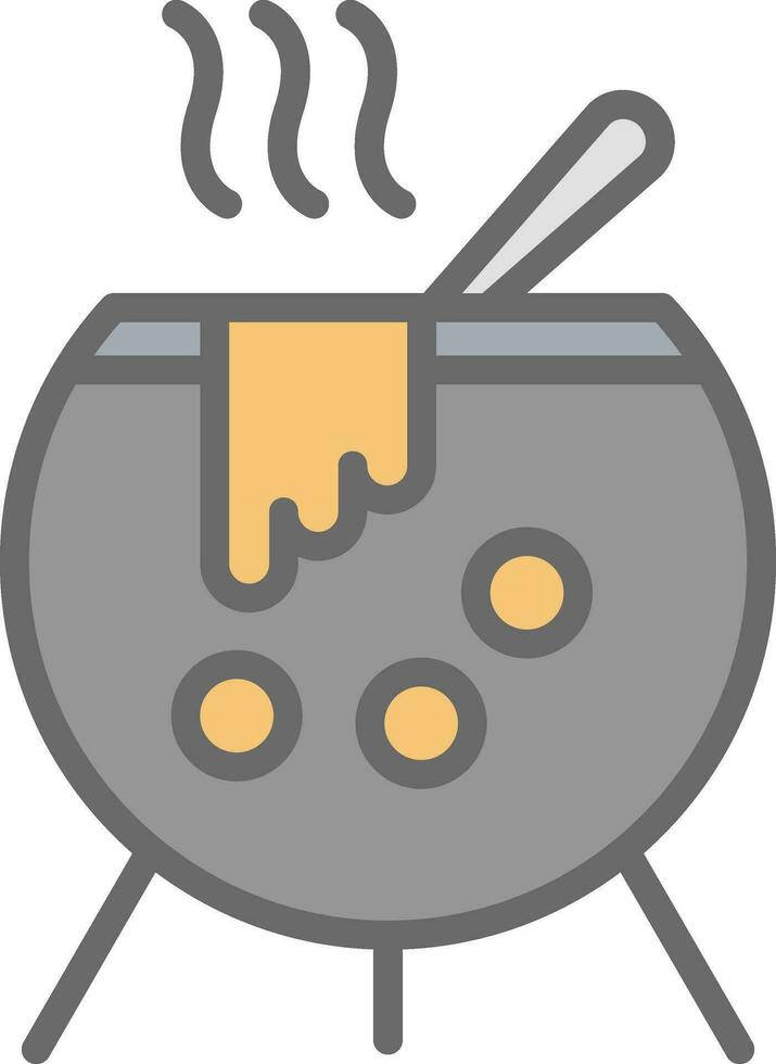 Cauldron Vector Icon Design