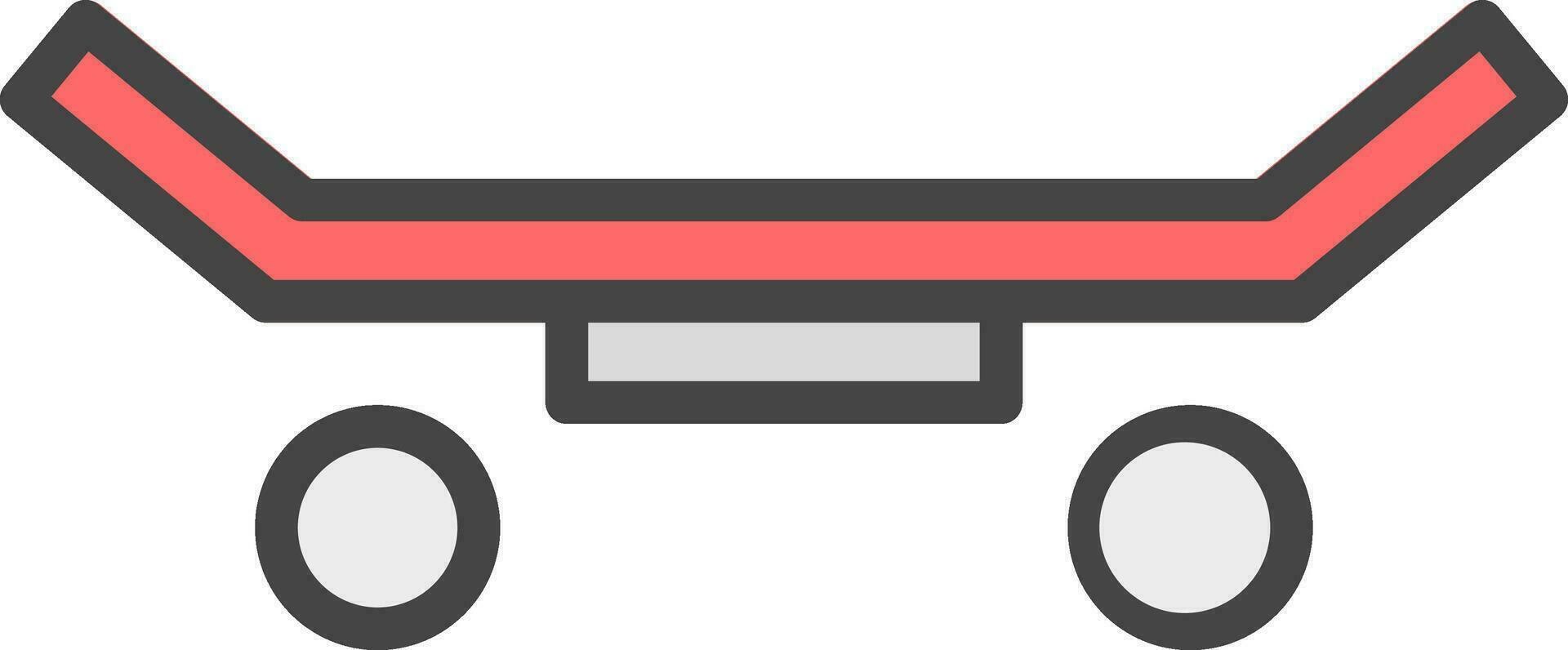 Skateboard Vector Icon Design
