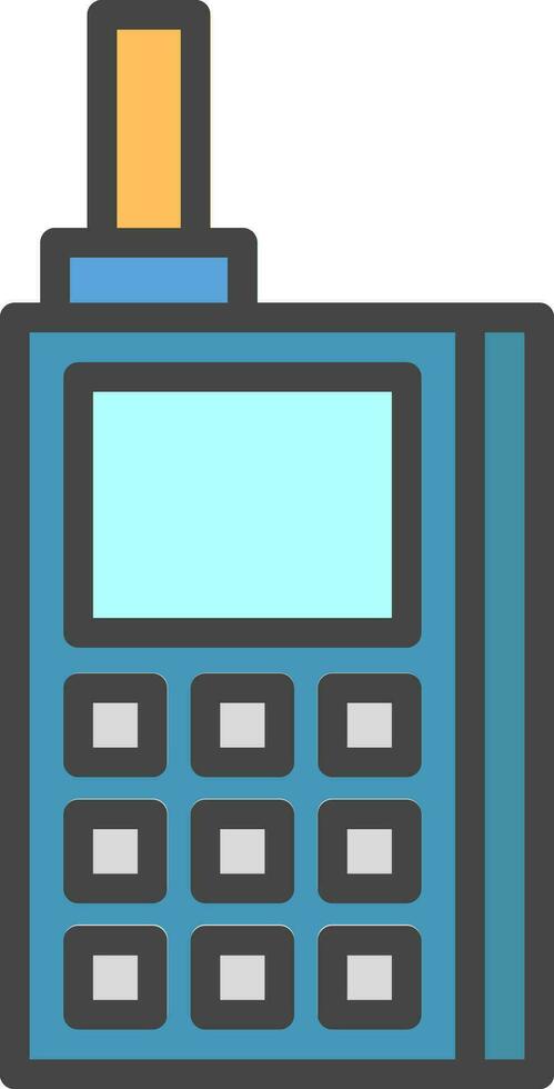 Walkie Talkie Vector Icon Design
