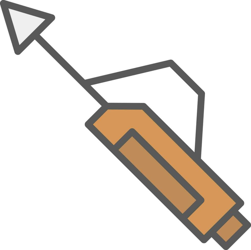 Harpoon Vector Icon Design