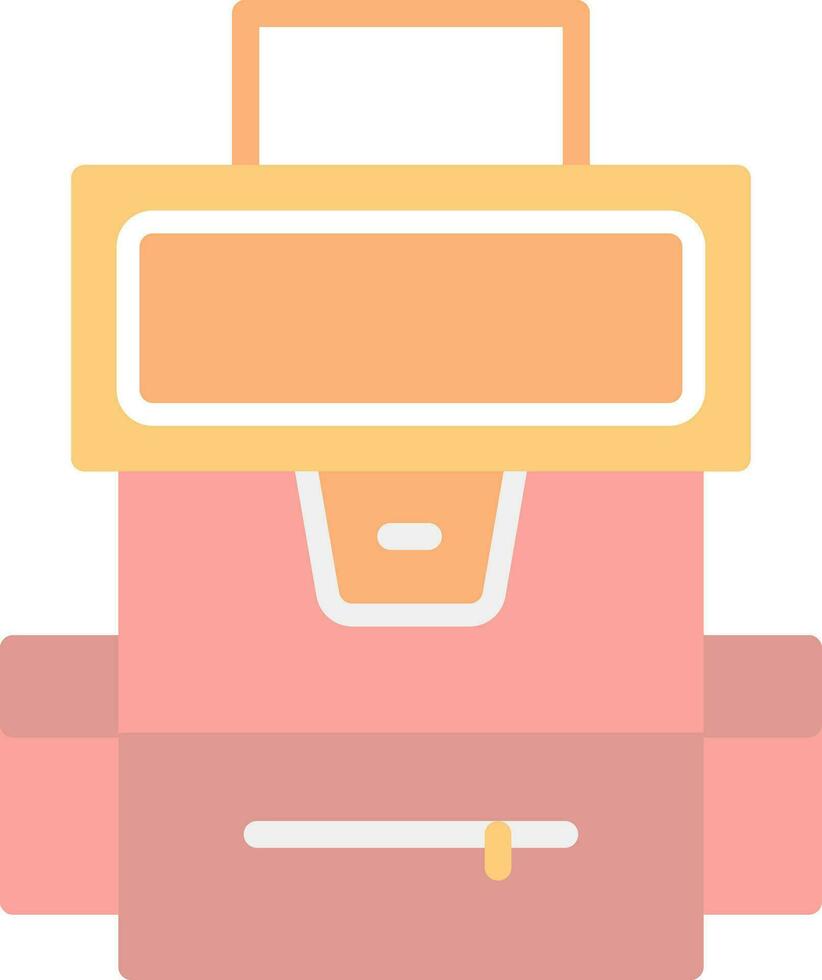 Backpack Vector Icon Design