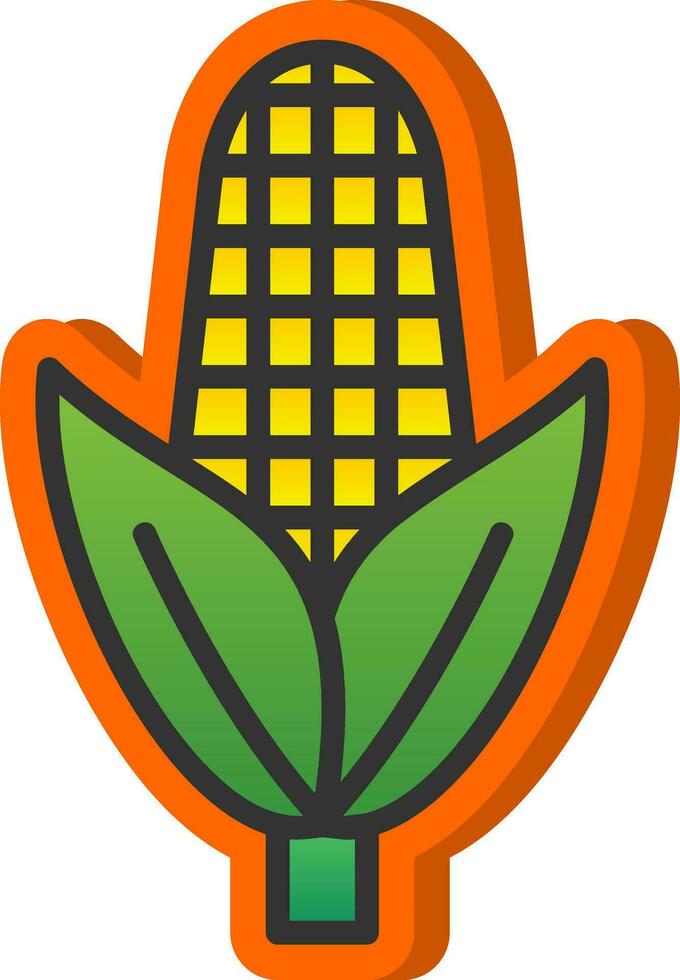 Corn Vector Icon Design