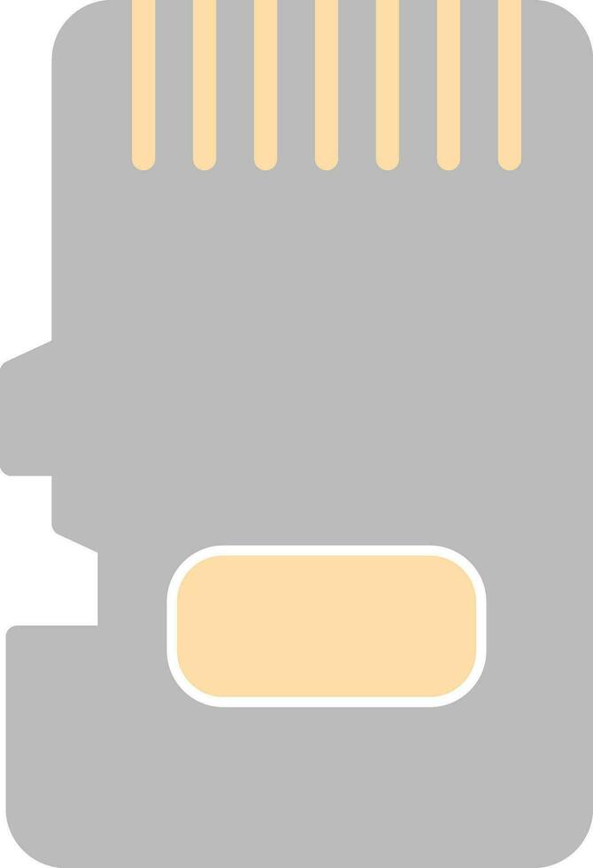 memoria tarjeta vector icono diseño