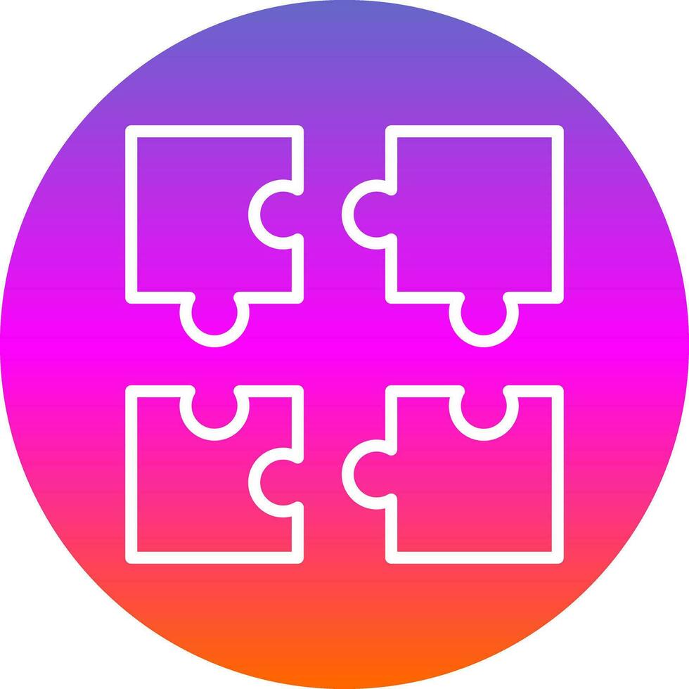 Puzzle Vector Icon Design