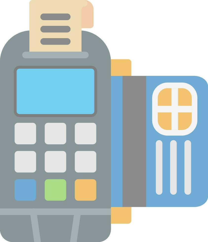 Pos Terminal Vector Icon Design