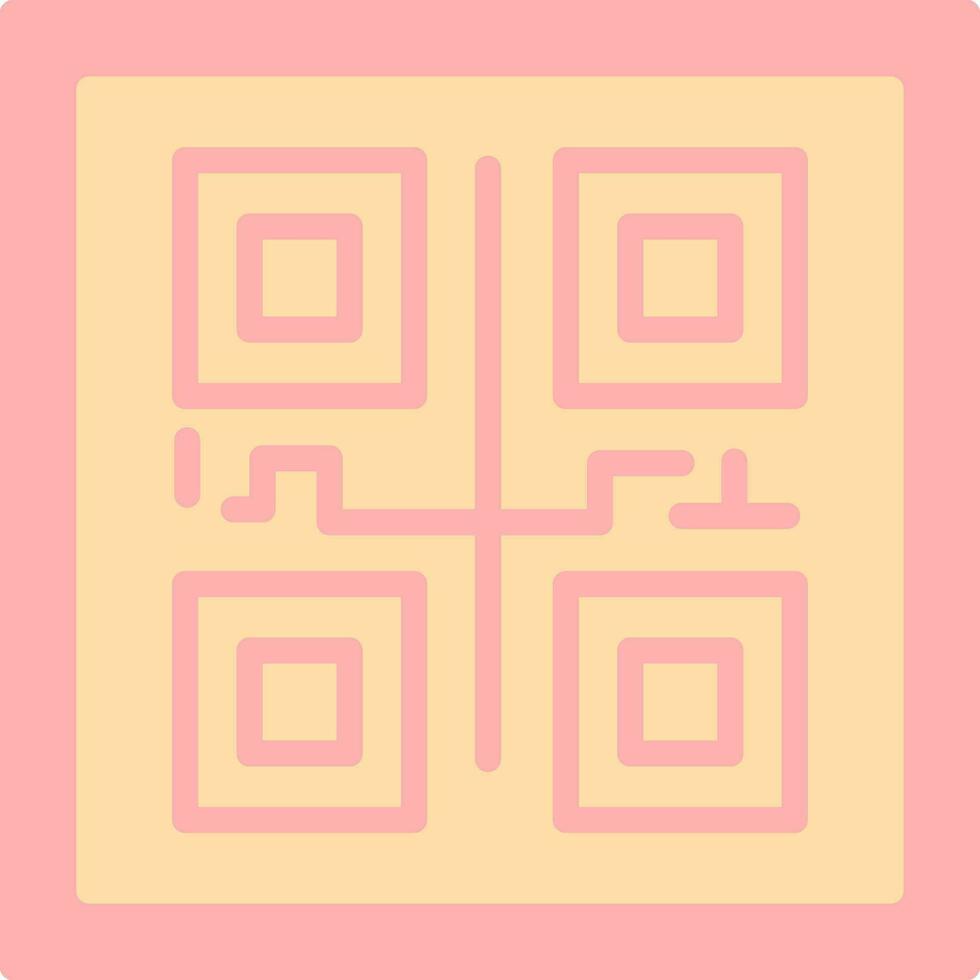 Qr COde Vector Icon Design