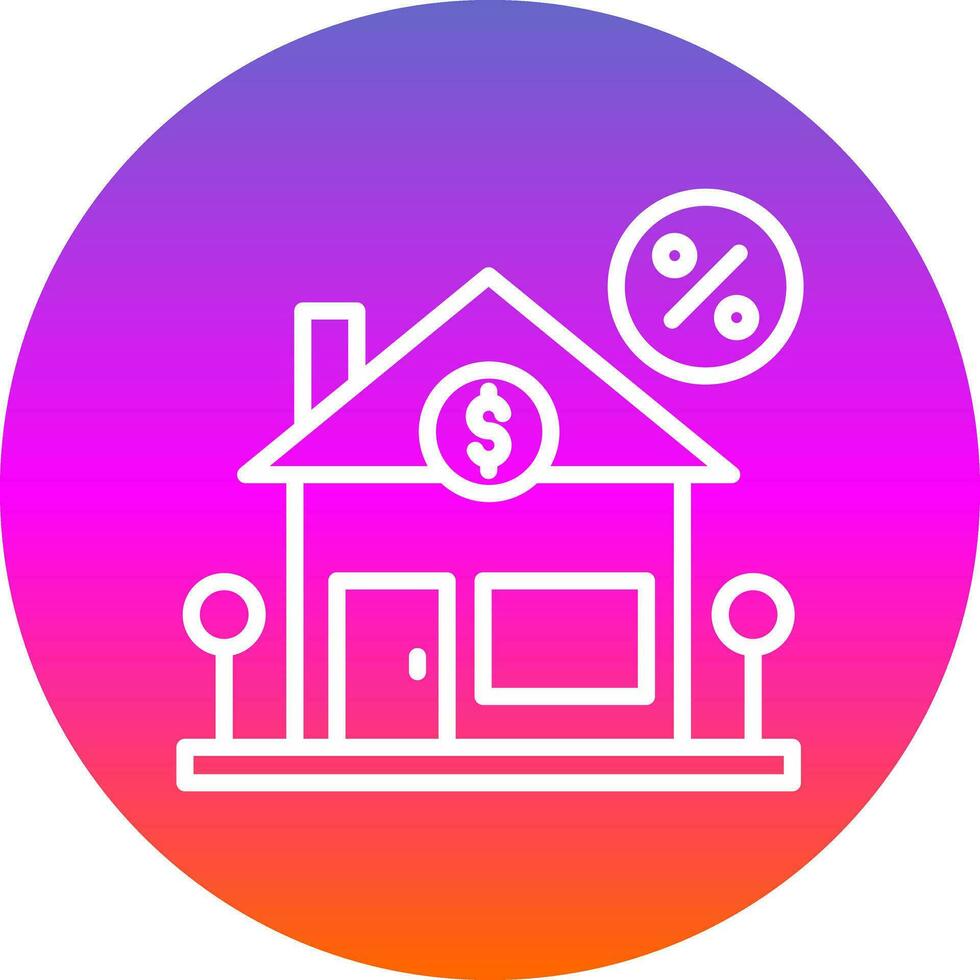 hogar préstamo vector icono diseño