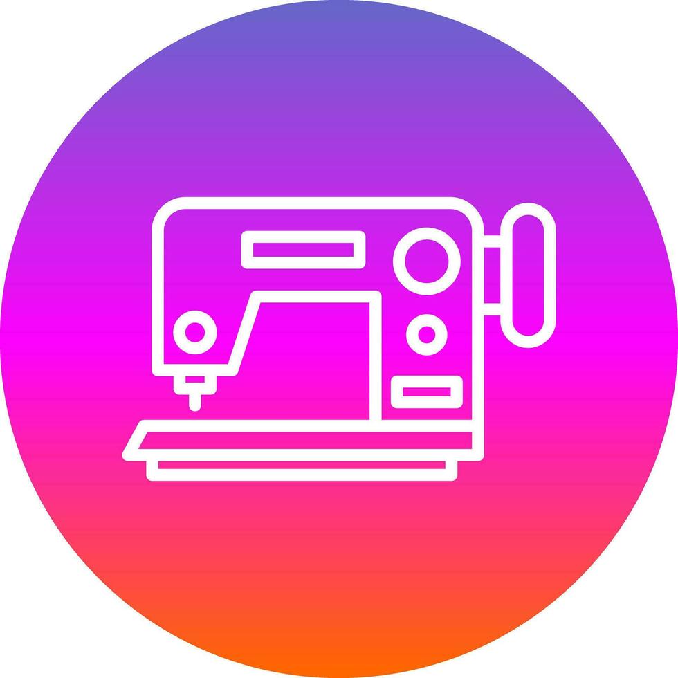 Sewing Machine Vector Icon Design