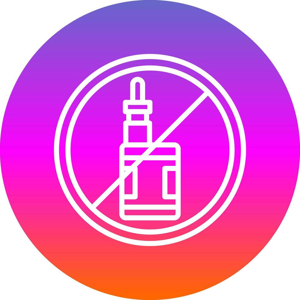 Quit Smoking Vector Icon Design