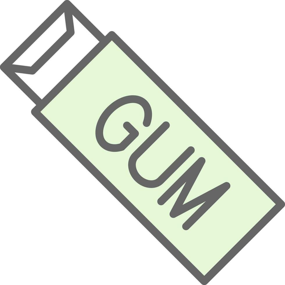 Chewing Gum Vector Icon Design