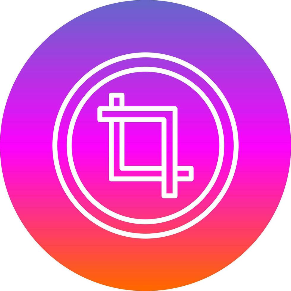 Crop Vector Icon Design
