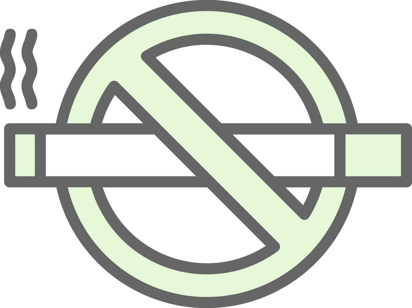 No Cigar Vector Icon Design