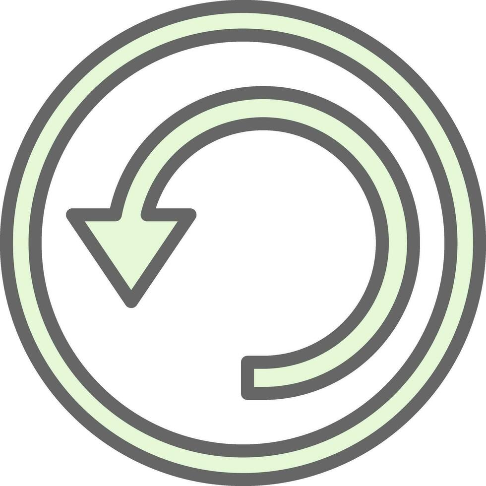 Circular Arrow Vector Icon Design