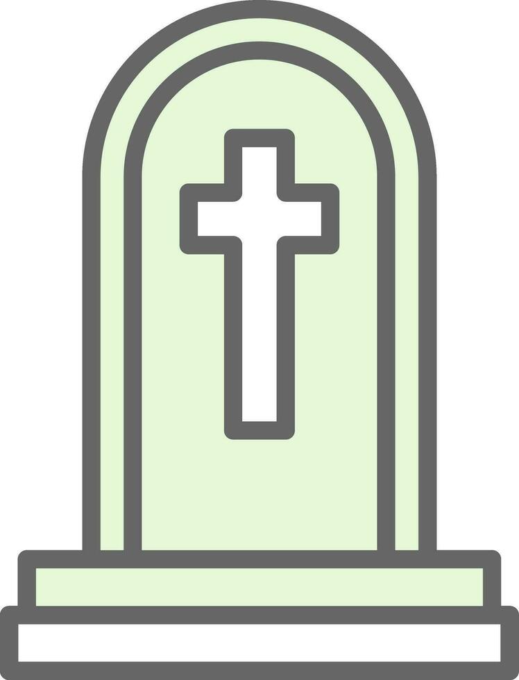 Tomb Vector Icon Design